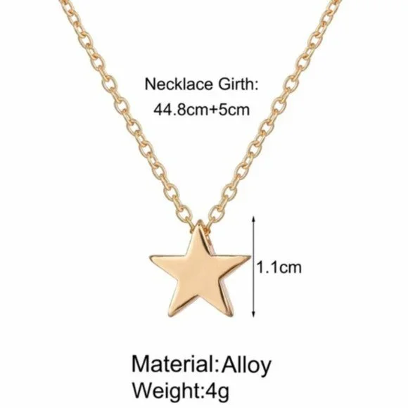 Silver Star Necklace - Picture 4 of 8